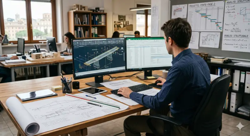 Team di progettazione P-Tech – tavoli tecnici e disegni impianti